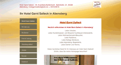 Desktop Screenshot of hotelabensberg.de